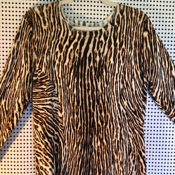 Michael Kors Dresses & Skirts - Michael Michael Kors knit animal print dress